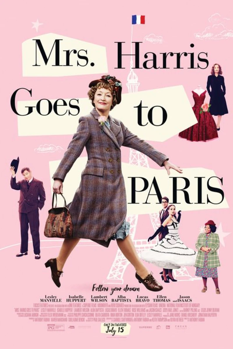 La Señora Harris Va A París Póster