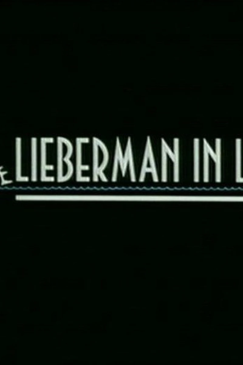 Lieberman in Love Póster